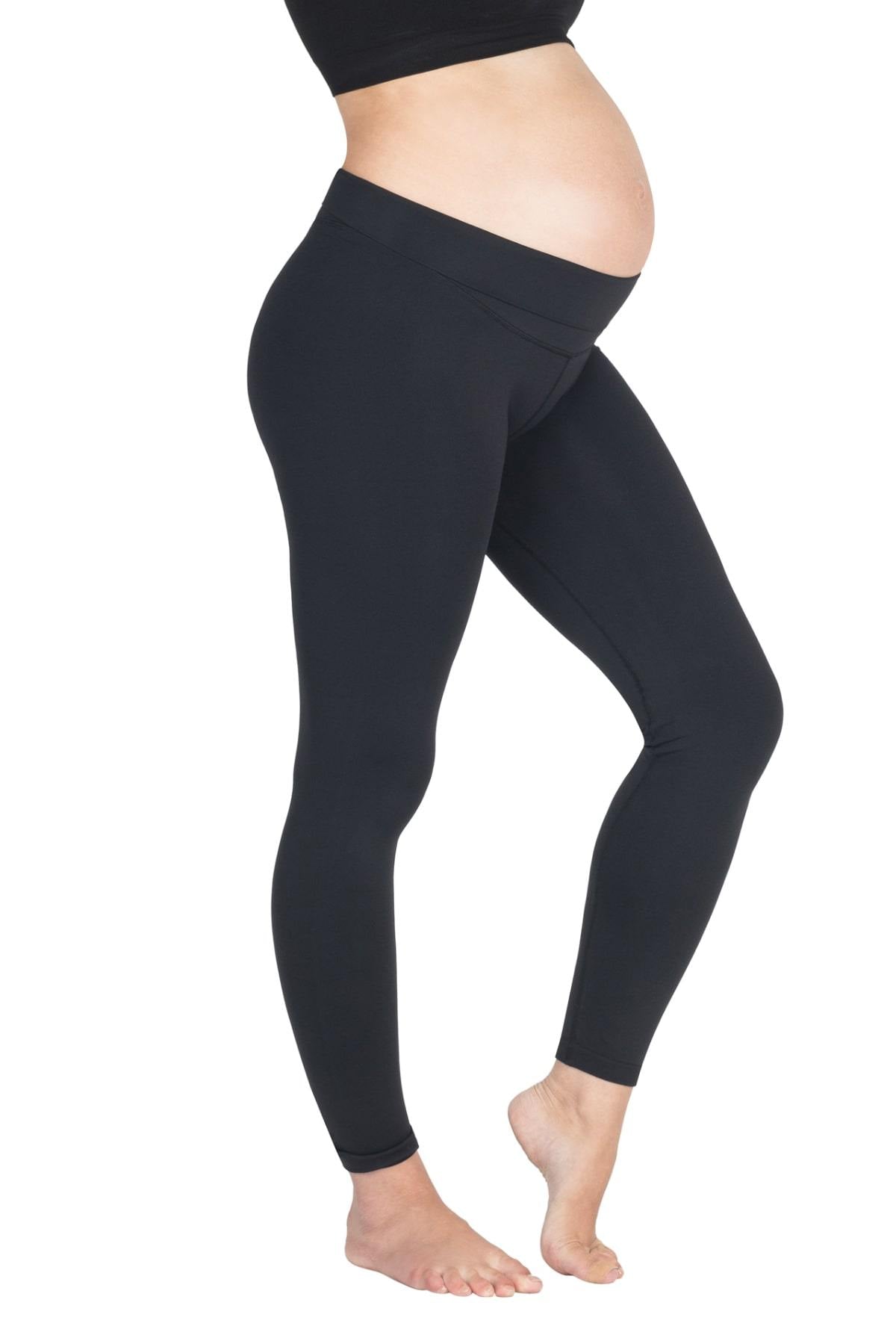 Women's Maternity Workout Leggings Over The Belly Pregnancy Yoga
