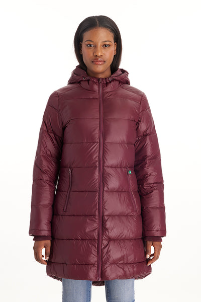 maternity down parka for pregnant women -25C for Canadian winters